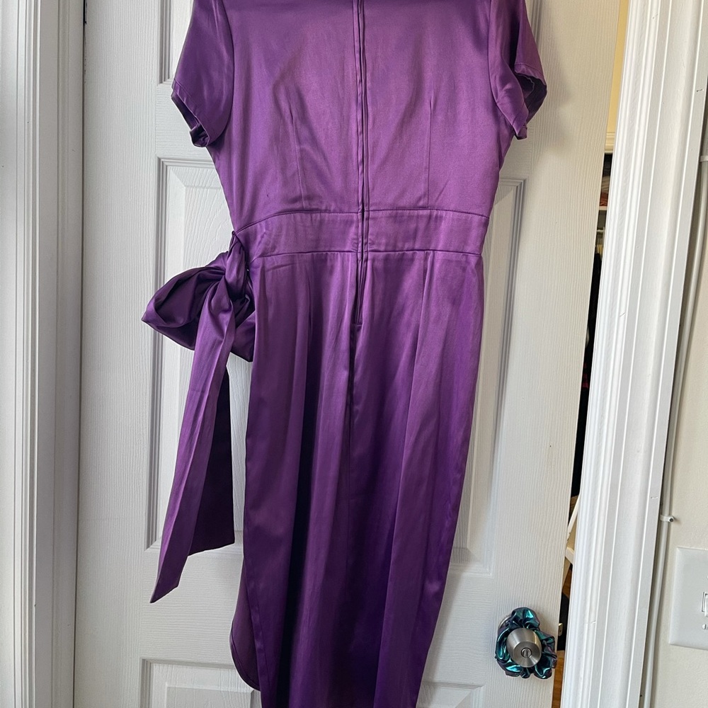 Pinup Couture Purple Midi Dress - Picture 5 of 5